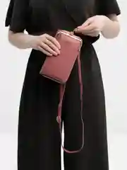 Коралловый меланж сумка кросс-боди/ Клатч