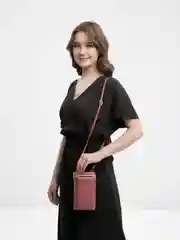 Коралловый меланж сумка кросс-боди/ Клатч