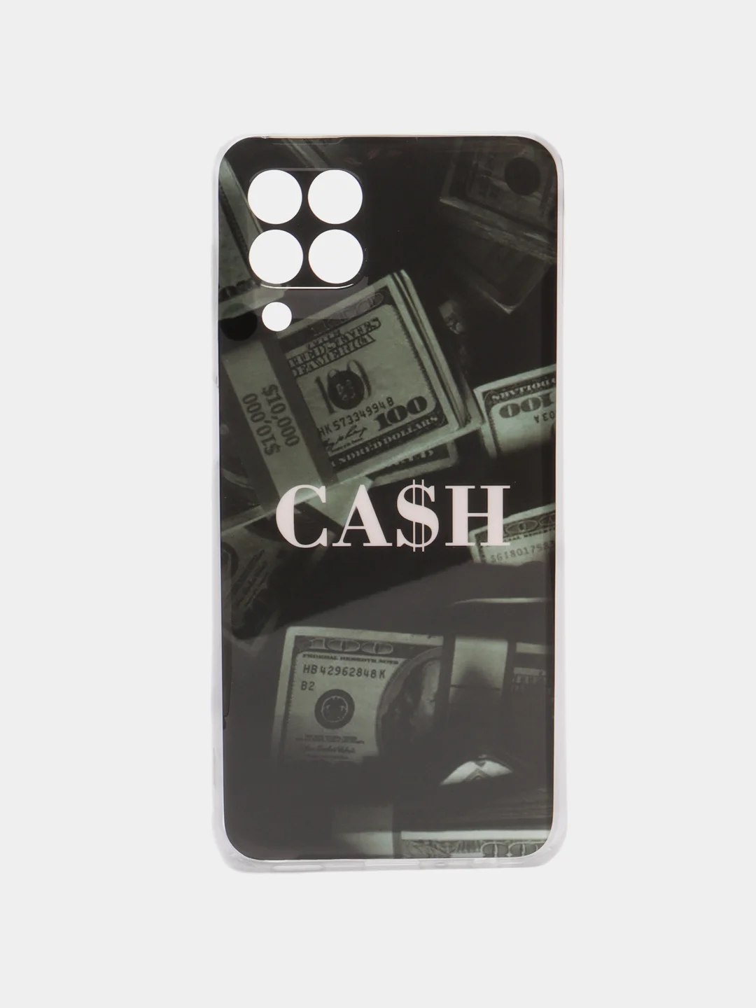 Тёмно-серый чехол для Samsung Galaxy M33, Самсунг Галакси М33, с рисунком