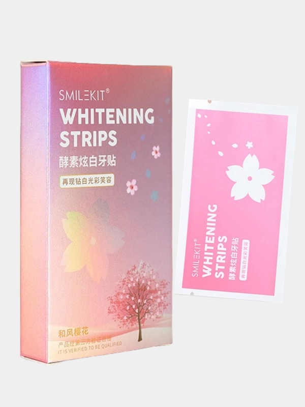 Отбеливающие полоски для зубов Whitening Strips, 1 или 7 пар