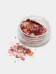 Розовый блестки, глиттер для дизайна ногтей "Классик" The Nail Factory