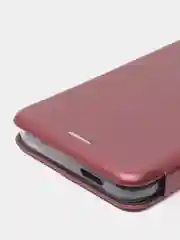 Бордовый чехол-книжка Xiaomi Redmi A1 / A2 / A1 plus / A1+ / A2 Plus / A2+ (Сяоми Редми А1 Плюс / А1+ / А2 Плюс)