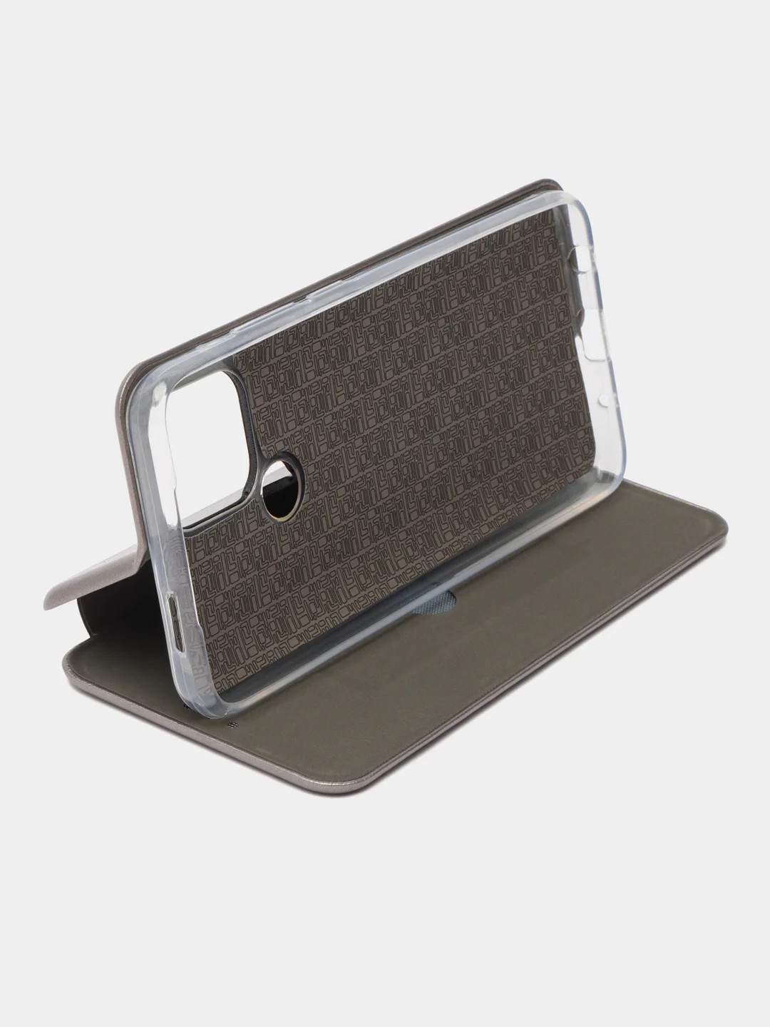 Серый чехол-книжка Xiaomi Redmi A1 / A2 / A1 plus / A1+ / A2 Plus / A2+ (Сяоми Редми А1 Плюс / А1+ / А2 Плюс)