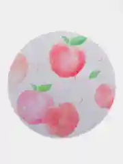 Красный коврик для мыши, круглый