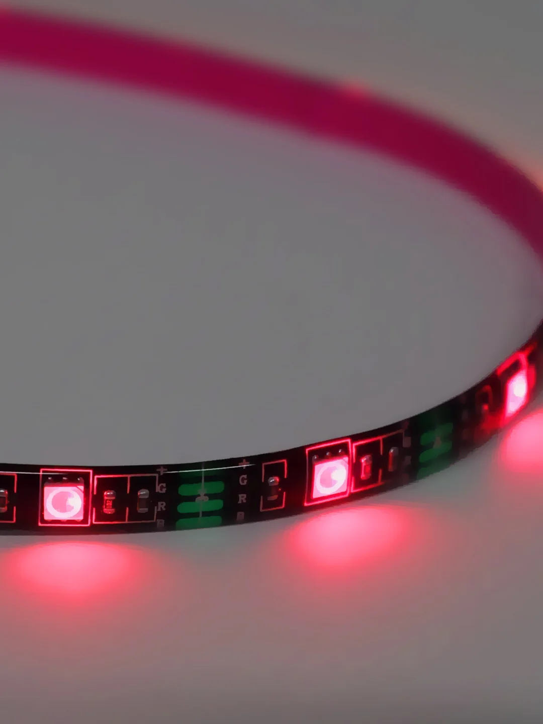 Черный светодиодная LED лента, с USB,  влагозащитная, 1 м