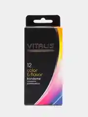 Презервативы VITALIS premium №12, цветные ароматизированные