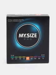Презервативы ультратонкие MY.SIZE, размер 57, 3 шт