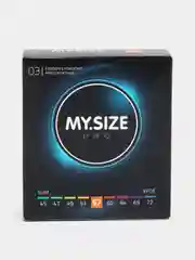 Презервативы ультратонкие MY.SIZE, размер 57, 3 шт
