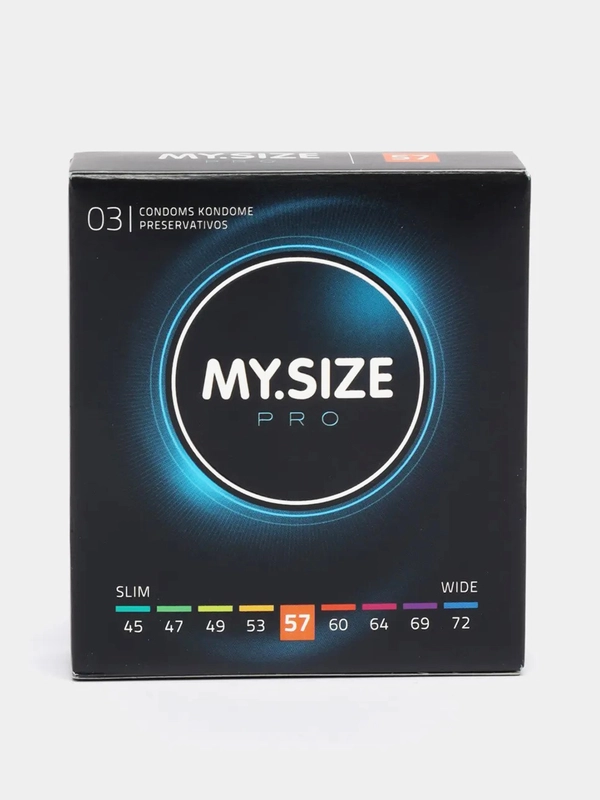 Презервативы ультратонкие MY.SIZE, размер 57, 3 шт