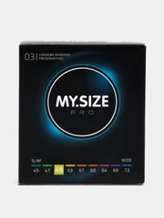 Презервативы ультратонкие MY.SIZE, размер 49, 3 шт