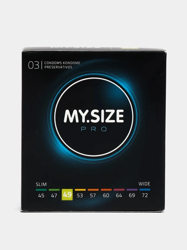 Презервативы ультратонкие MY.SIZE, размер 49, 3 шт