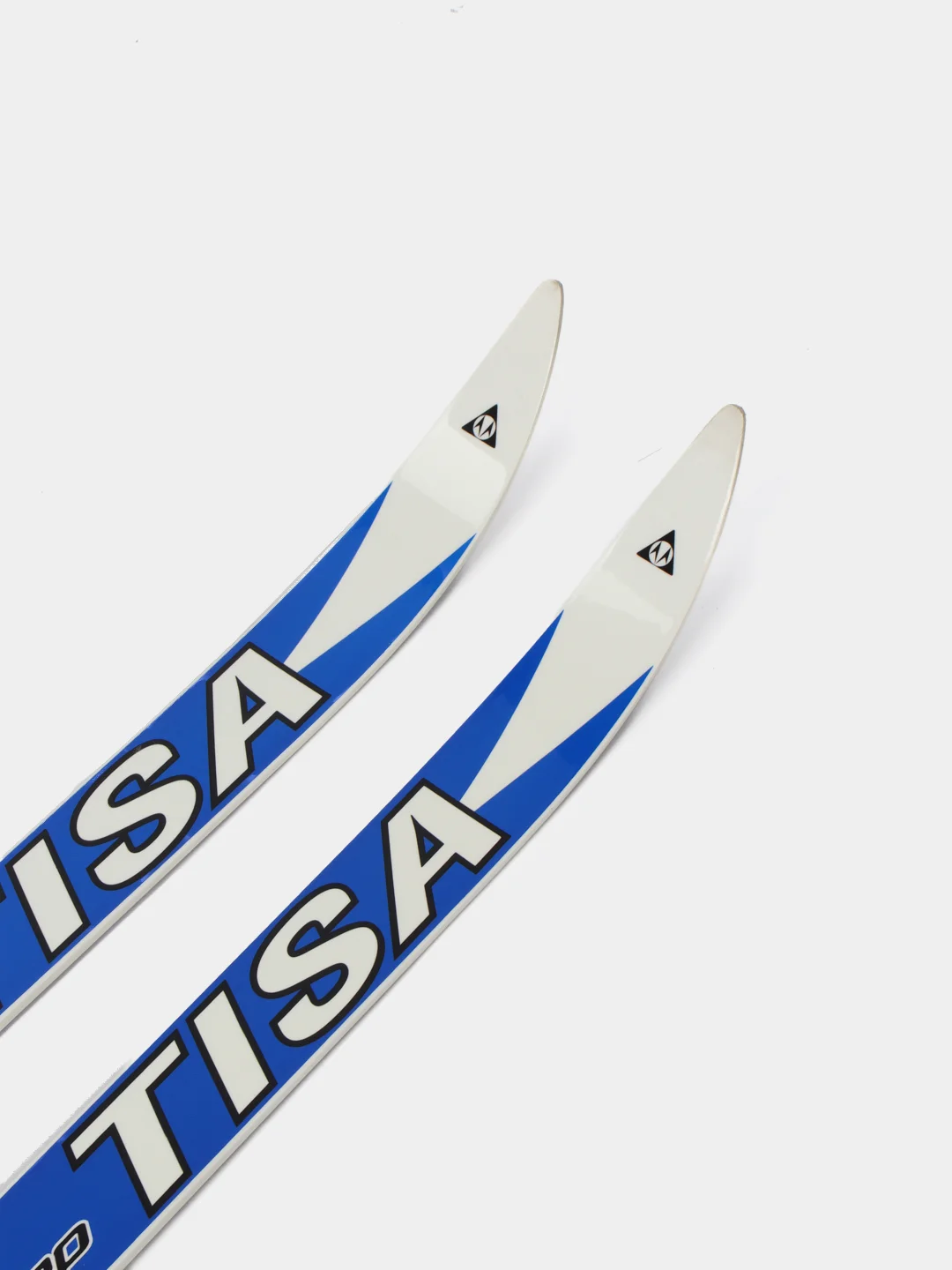 Синий лыжи TISA SPORT STEP, с насечками
