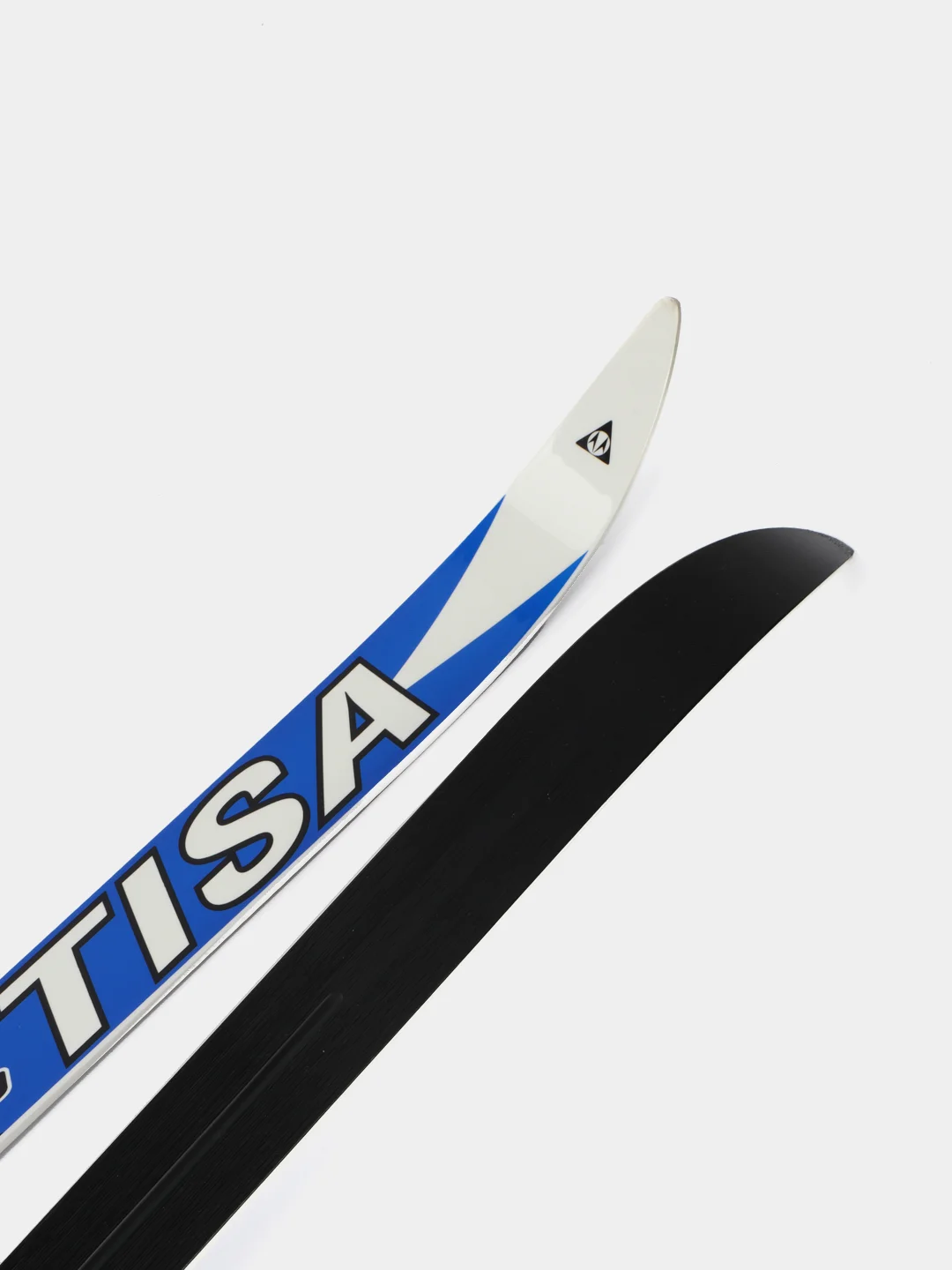 Синий лыжи TISA SPORT STEP, с насечками