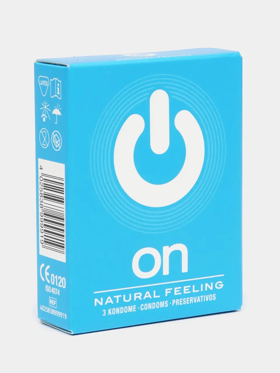 Презервативы "ON" Natural feeling, 3 штуки