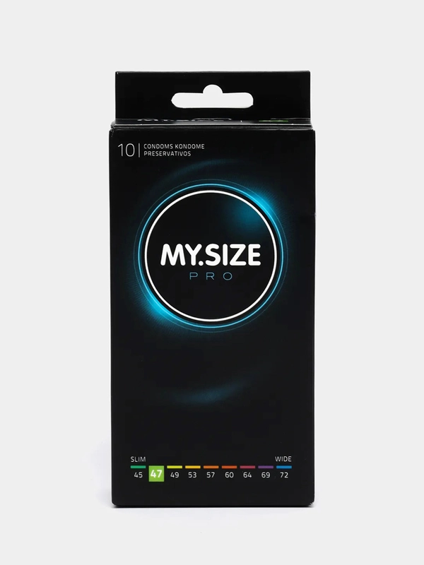 Презервативы ультратонкие MY.SIZE, размер 47, 10 шт
