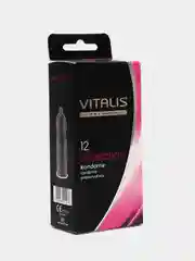 Презервативы VITALIS premium №12, sensation, с кольцами и точками