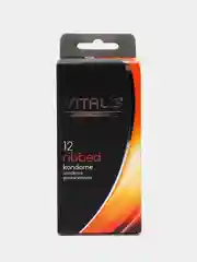 Презервативы "VITALIS" PREMIUM, ribbed, 12 штук