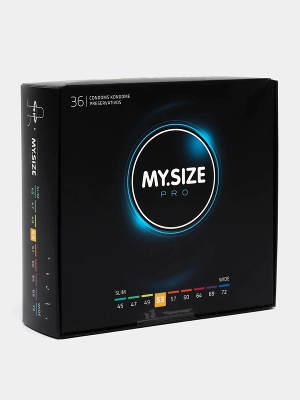 Презервативы ультратонкие MY.SIZE, размер 53, 36 шт