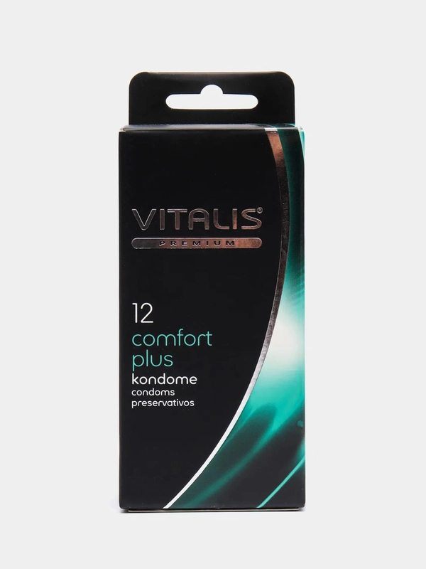 Презервативы Vitalis Premium, Comfort plus, 12 штук