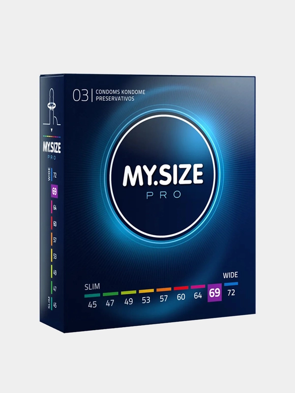 Презервативы ультратонкие MY.SIZE, размер 69, 3 шт