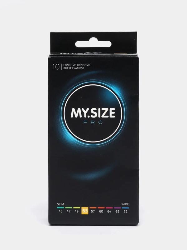 Презервативы ультратонкие MY.SIZE, размер 53, 10 шт