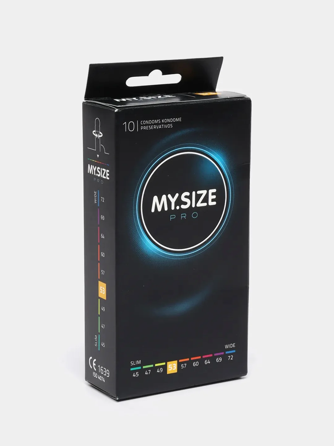 Презервативы ультратонкие MY.SIZE, размер 53, 10 шт