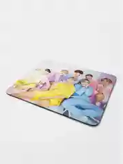 Морской коврики для мыши "Аниме, K-pop" "Наруто", "Ведьмак", "BTS"