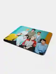 Зеленый коврики для мыши "Аниме, K-pop" "Наруто", "Ведьмак", "BTS"