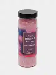 Кораллово-розовый морская и магниевая соль для ванн 700г мерцающая Ocean spa Подарок на новый год женщине