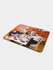 Лавандовый коврики для мыши "Аниме, K-pop" "Наруто", "Ведьмак", "BTS"
