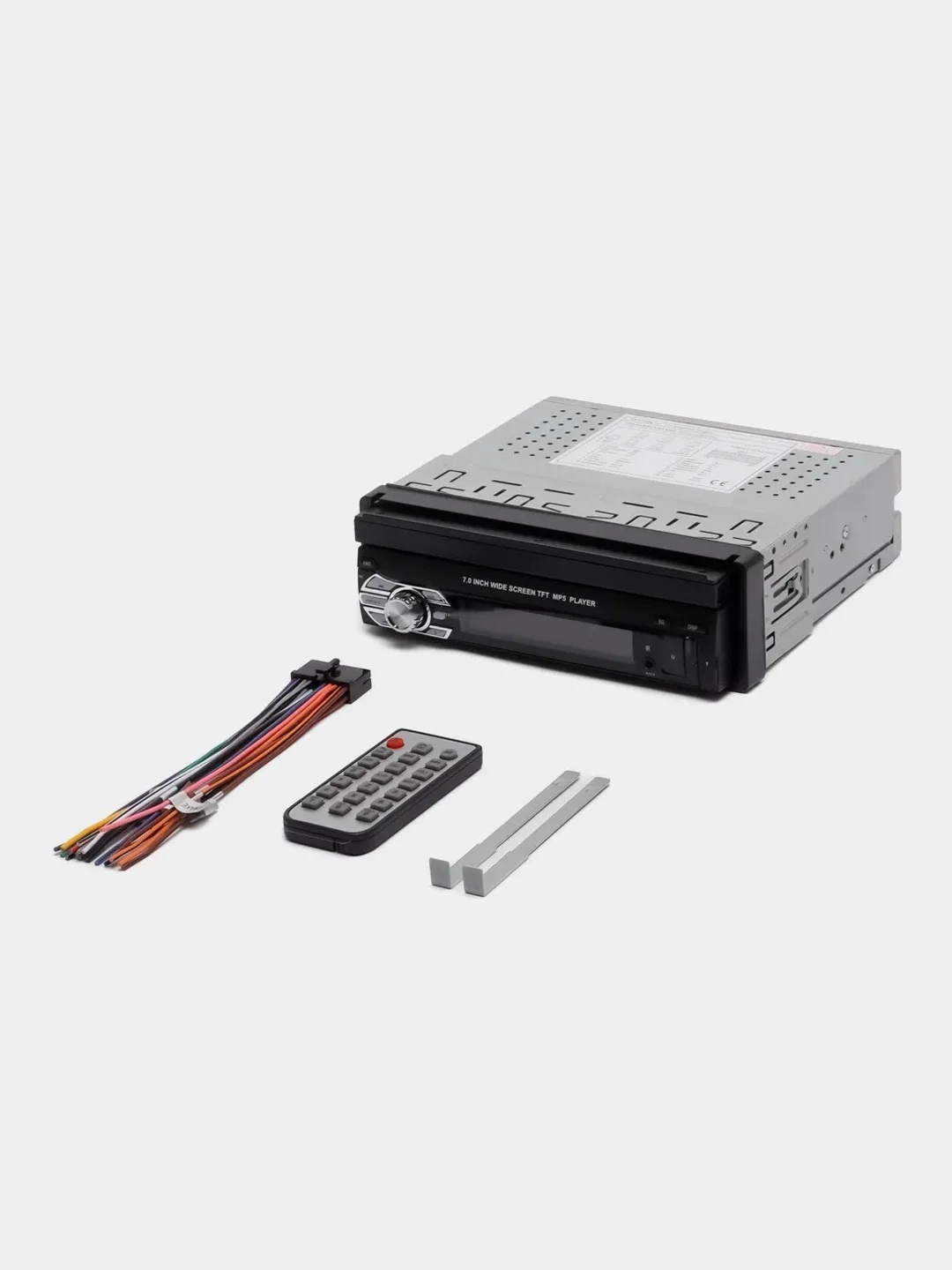 Автомагнитола 1 DIN, с выдвижным 7-дюймовым экраном, с Bluetooth, AUX, USB, TF карта