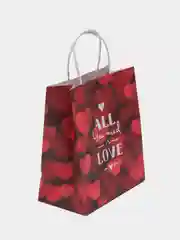Пакет подарочный "All you need is love", 22 х 25 х 12 см