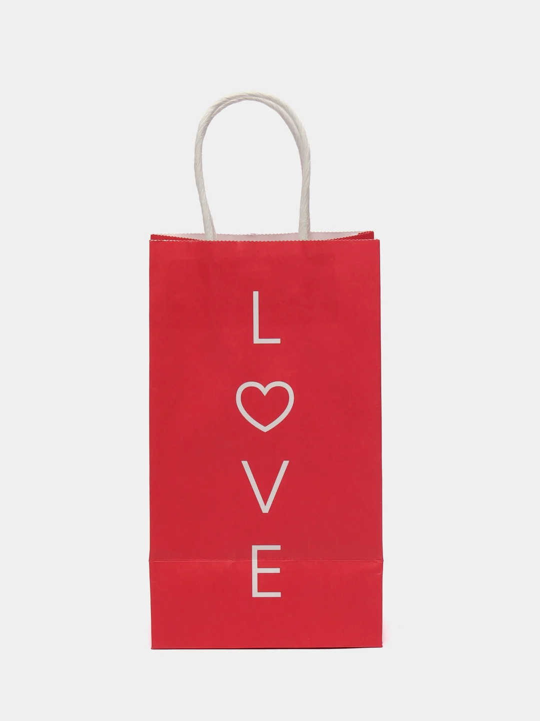 Пакет подарочный "Love", 12 х 21 х 9 см