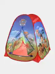 Красный детская игровая палатка (Щенячий патруль, Ми-ми-мишки, синий трактор)