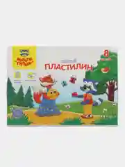 Пластилин Мульти-Пульти "Енот в сказке", 8 цветов, 96 г