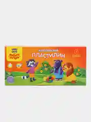 Пластилин Мульти-Пульти "Приключения Енота", 06 цветов, 120г