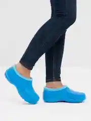 Голубой галоши женские утепленные