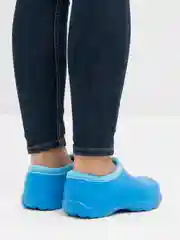 Голубой галоши женские утепленные