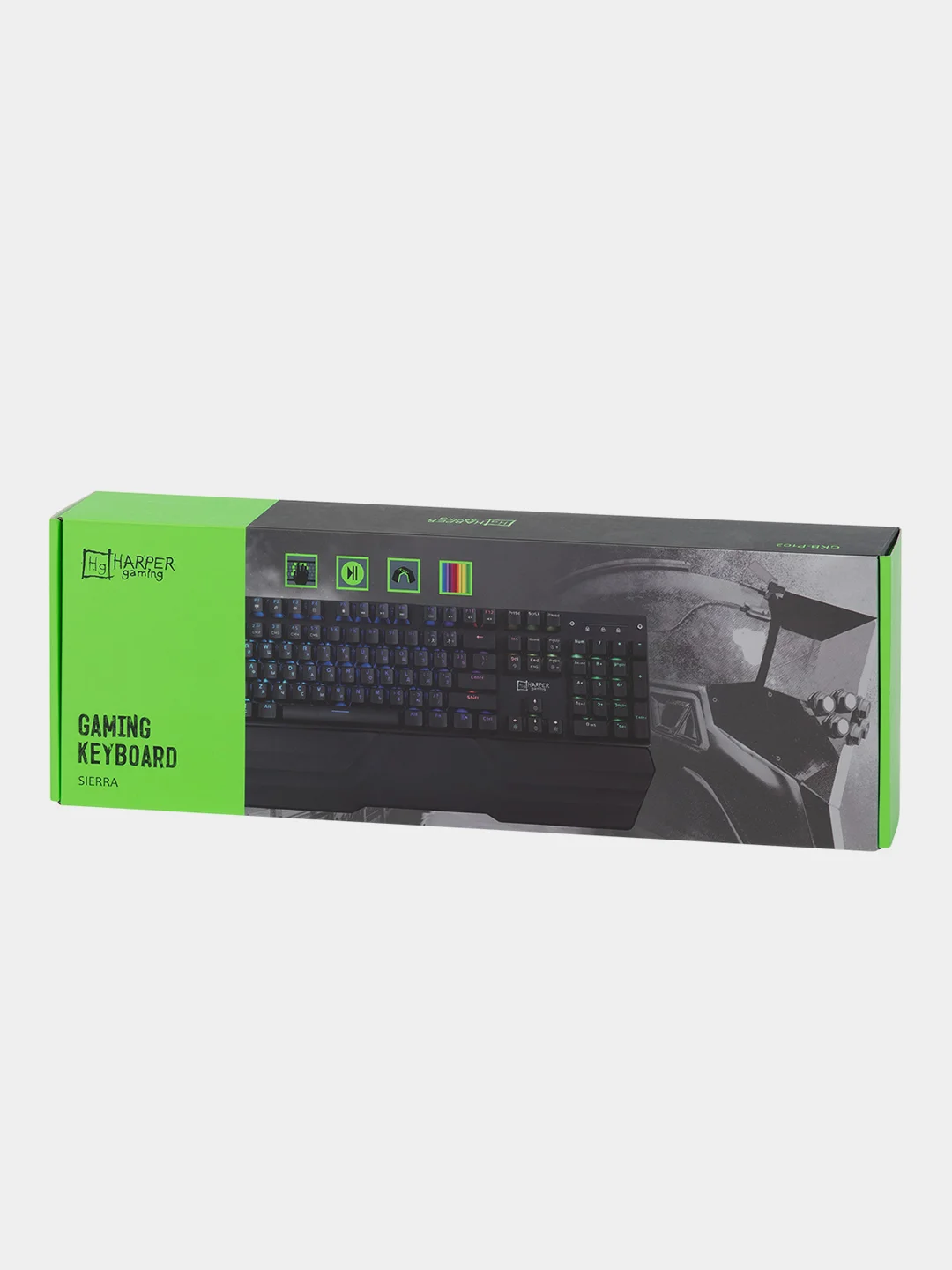 Игровая клавиатура Harper Gaming Sierra GKB-P102 с RGB подсветкой, механическая