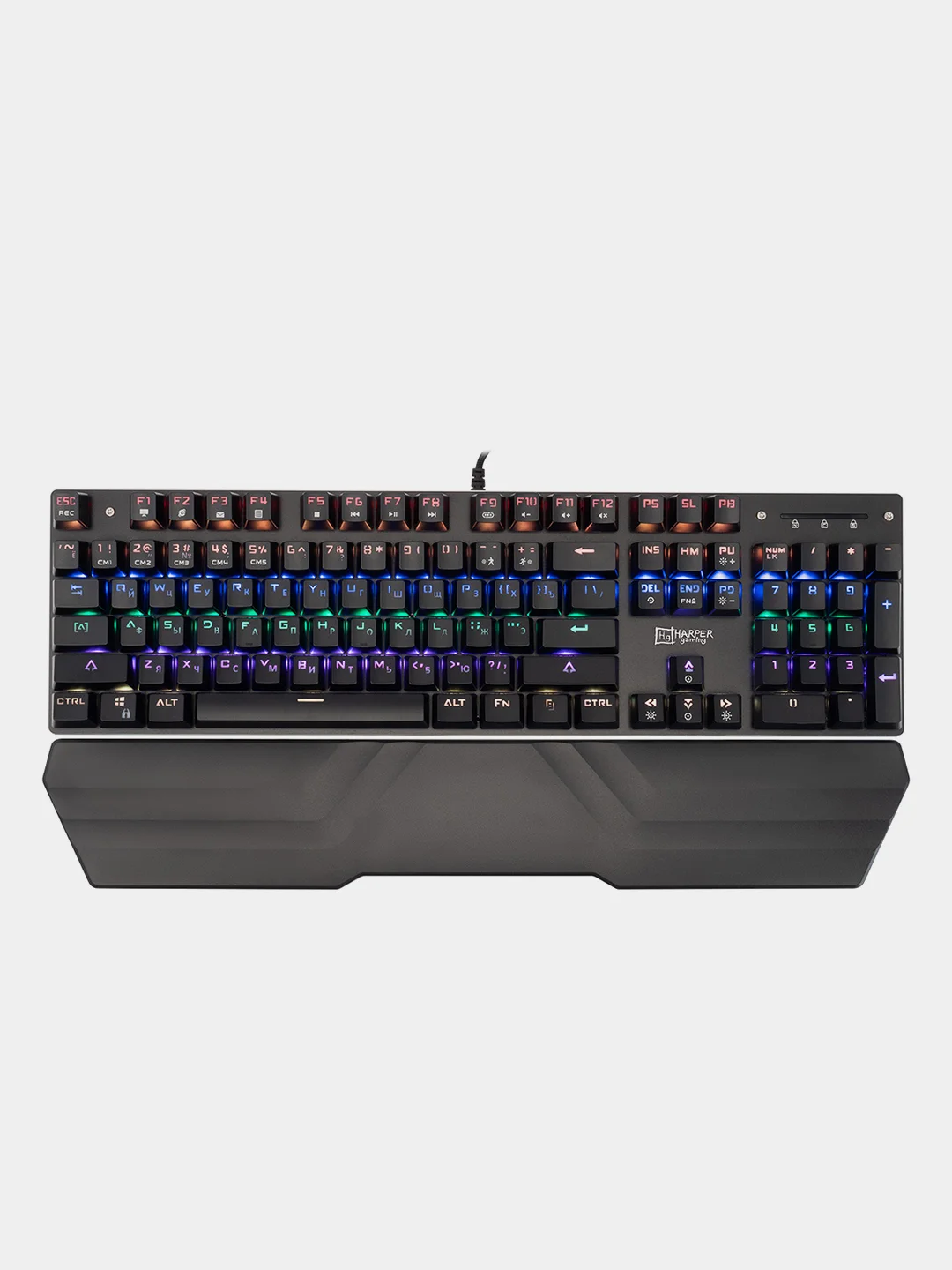 Игровая клавиатура Harper Gaming Sierra GKB-P102 с RGB подсветкой, механическая