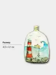 Брошь "Море"