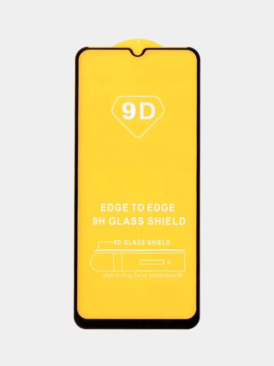 Защитное стекло OPPO Realme 6i / Realme C3 / Realme 5 / Realme C15 - черное