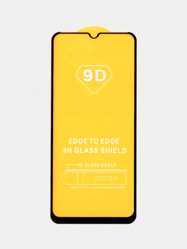 Защитное стекло OPPO Realme 6i / Realme C3 / Realme 5 / Realme C15 - черное