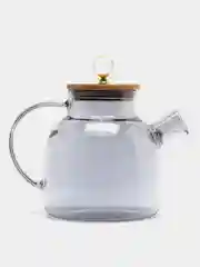 Черный чайник из закалённого стекла