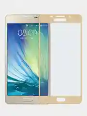 Черный защитное стекло Samsung Galaxy A7 2016 (A710), Самсунг Галакси А7 2016 (А710)