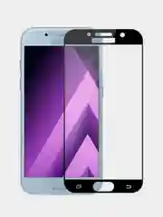Черный защитное стекло Samsung Galaxy A3 2017 (A320), Самсунг Галакси А3 2017 (А320)