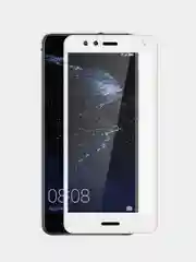 Белый huawei P10 lite / Nova Lite, Хуавей П10 лайт / Нова Лайт, Защитное стекло 5D