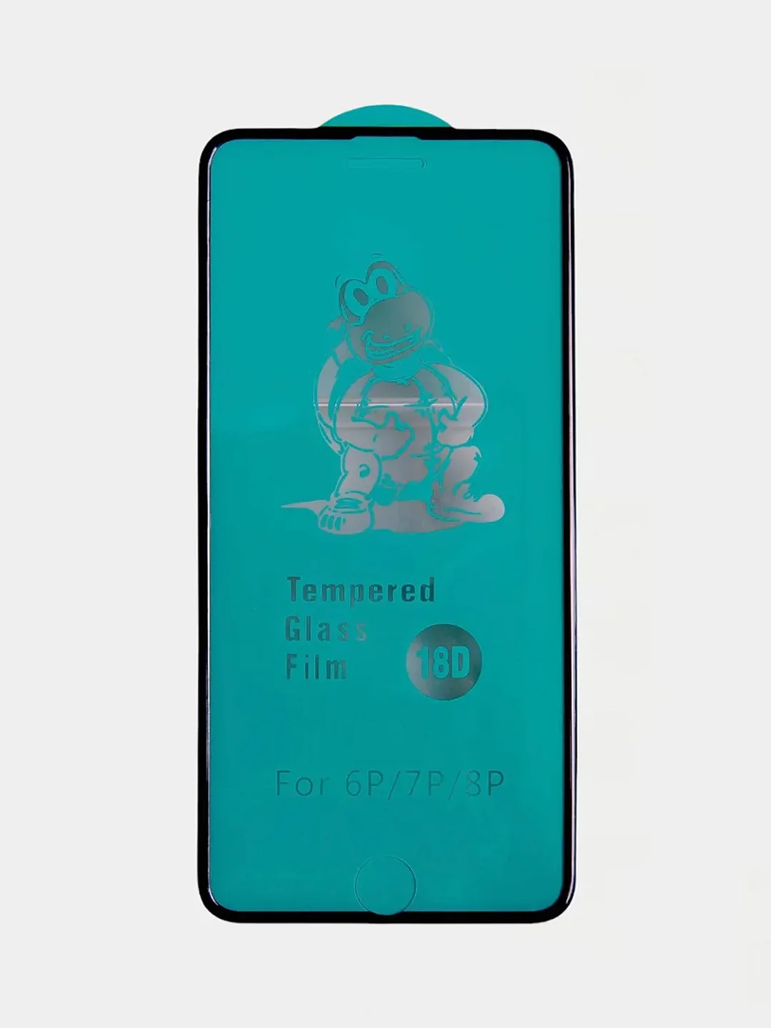 Черный усиленное защитное стекло 18D iPhone 7, 8, 6, 6S, 6 Plus, 6S Plus, 7 Plus, 8 Plus