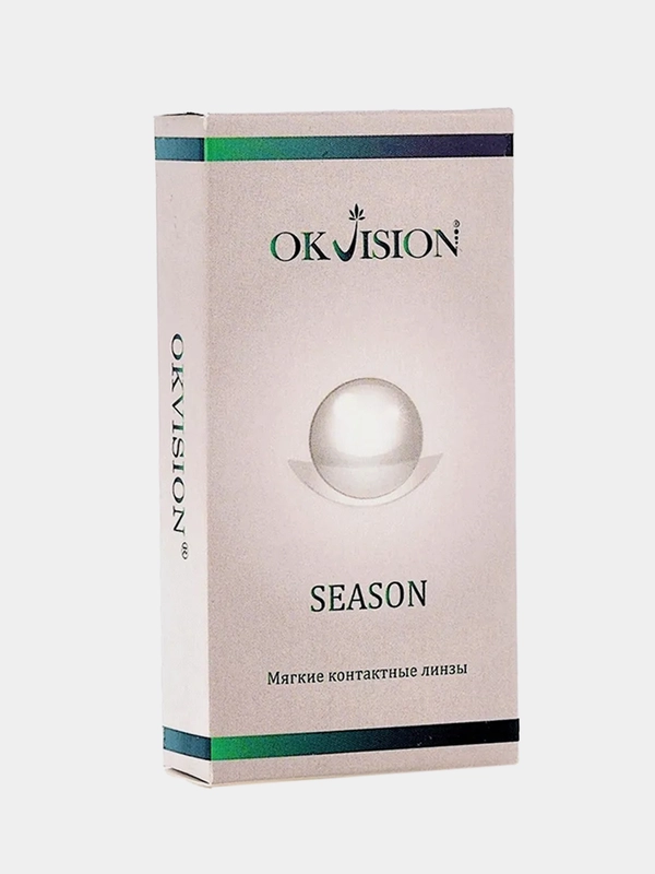 Мягкие контактные линзы OKVision Season, (-0.25) - (-6.00) / 14.0 / 8.6, 2 штуки