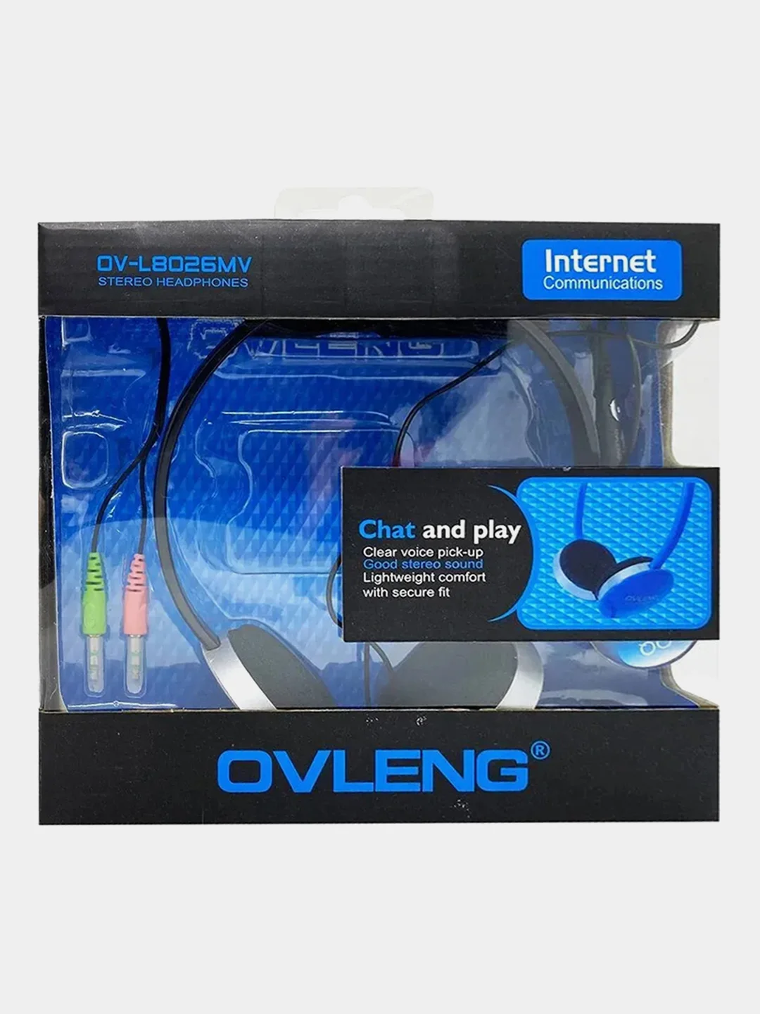 Синий наушники Ovleng L8026